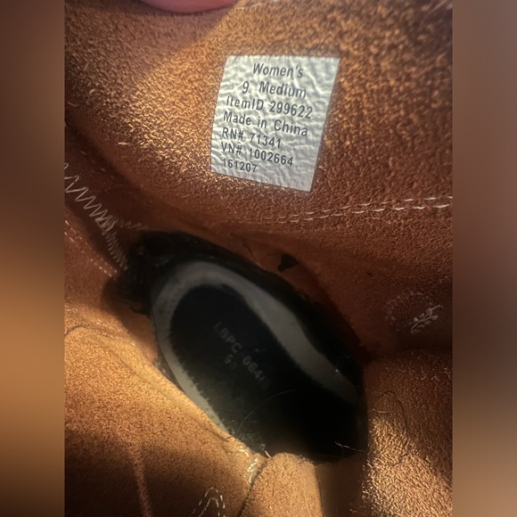 LL Bean Women’s Duck Snow Boots Tumbled Leather Removable Thinsulate Liner Sz. 9 - Picture 16 of 16